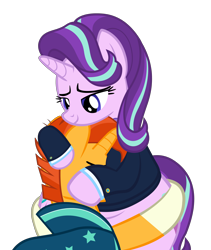 Size: 4799x5675 | Tagged: safe, alternate version, artist:mrvector, imported from derpibooru, starlight glimmer, sunburst, pony, unicorn, absurd resolution, belly, bipedal, bottom heavy, bowtie, butthug, chubby, chubby glimmer, cloak, clothes, cute, eyes closed, female, glimmerbetes, hug, lidded eyes, male, mare, open mouth, plump, shipping, simple background, smiling, squishy, squishy belly, stallion, starburst, straight, suit, sunburst's cloak, transparent background, vector, wide hips