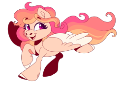 Size: 2300x1600 | Tagged: safe, artist:uunicornicc, imported from derpibooru, oc, oc only, pegasus, pony, chibi, colored wings, simple background, solo, transparent background, two toned wings, wings