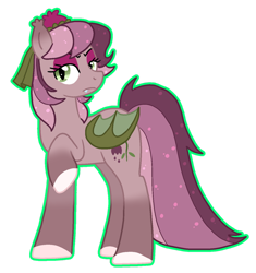 Size: 1280x1359 | Tagged: safe, artist:queertrixie, imported from derpibooru, oc, oc only, oc:wilted petals, bat pony, pony, female, mare, simple background, solo, transparent background