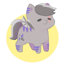 Size: 600x600 | Tagged: safe, artist:spritzles, imported from derpibooru, oc, oc only, bat pony, pony, bat pony oc, bat wings, chibi, eye scar, facial scar, male, scar, simple background, solo, stallion, transparent background, wings