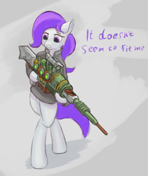Size: 933x1103 | Tagged: safe, artist:gouransion, imported from derpibooru, oc, oc:morning glory (project horizons), pegasus, pony, semi-anthro, fallout equestria, fallout equestria: project horizons, bipedal, clothes, fanfic art, female, gun, mare, solo, weapon