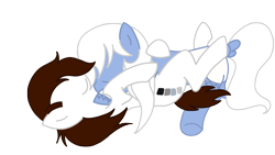 Size: 3840x2160 | Tagged: safe, artist:duran301, imported from derpibooru, oc, oc only, oc:dainty doily, earth pony, pony, base used, earth pony oc, simple background, snuggling, transparent background