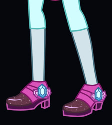 Size: 503x560 | Tagged: safe, imported from derpibooru, sonata dusk, human, equestria girls, black background, crystal guardian, legs, pictures of legs, simple background, solo