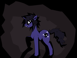 Size: 4000x3000 | Tagged: safe, artist:sleepymist, imported from derpibooru, oc, oc only, oc:mist avalon, pony, unicorn, frown, high res, horn, shadow, solo, teeth, unicorn oc