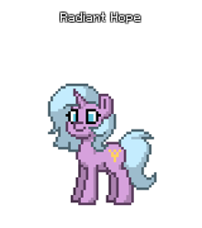 Size: 1280x1440 | Tagged: safe, artist:lucent starscape, idw, imported from derpibooru, radiant hope, pony, unicorn, pony town, simple background, solo, white background