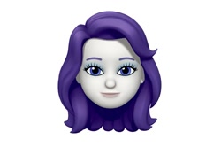 Size: 1125x746 | Tagged: safe, imported from derpibooru, rarity, human, equestria girls, animoji, eyebrows, eyelashes, head only, looking at you, memoji, simple background, solo, white background