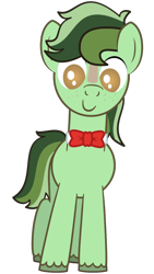 Size: 720x1280 | Tagged: safe, artist:sazerlite, imported from derpibooru, oc, oc only, oc:place holder, earth pony, pony, derpibooru community collaboration, 2023 community collab, bowtie, earth pony oc, facial markings, freckles, male, simple background, smiling, solo, stallion, transparent background, vector