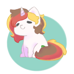 Size: 600x600 | Tagged: safe, artist:spritzles, imported from derpibooru, oc, oc only, oc:scarlet serenade, pony, unicorn, chibi, female, horn, mare, simple background, solo, transparent background, unicorn oc