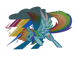 Size: 2732x2048 | Tagged: safe, artist:leafytaffy, imported from derpibooru, rainbow dash, pegasus, pony, cloud, female, lighting, mare, open mouth, open smile, simple background, smiling, solo, spread wings, transparent background, wings