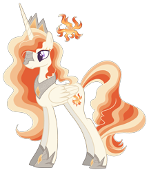 Size: 1657x1920 | Tagged: safe, artist:lanternik, imported from derpibooru, princess celestia, alicorn, pony, alternate design, base used, demisexual, female, hoof shoes, jewelry, mare, peytral, princess shoes, redesign, simple background, slim, solo, tall, thin, tiara, transparent background