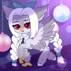 Size: 2000x2000 | Tagged: safe, artist:monstrum, imported from derpibooru, oc, griffon, cute, griffon oc, solo, wings