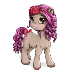 Size: 4160x4000 | Tagged: safe, artist:celsian, imported from derpibooru, oc, oc only, earth pony, pony, derpibooru community collaboration, 2023 community collab, absurd resolution, bow, ear fluff, earth pony oc, female, freckles, hairband, mare, simple background, solo, tail, tail bow, transparent background