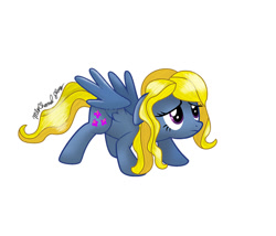 Size: 700x600 | Tagged: safe, artist:mlpchannelglory999, imported from derpibooru, lily blossom, pegasus, pony, female, simple background, solo, white background