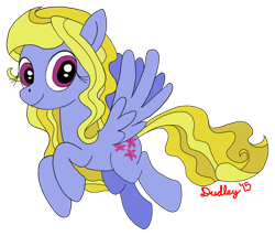 Size: 1024x878 | Tagged: safe, artist:bobbyjoedudley, imported from derpibooru, lily blossom, pegasus, pony, female, flying, simple background, solo, transparent background