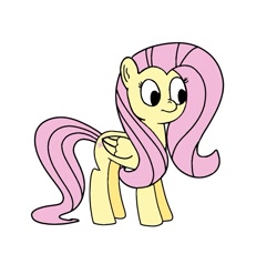 Size: 897x853 | Tagged: safe, artist:beepbeep, imported from derpibooru, fluttershy, pegasus, pony, female, mare, simple background, solo, white background