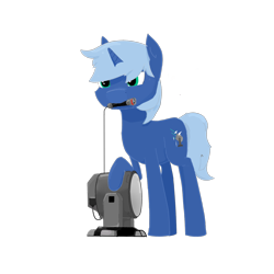 Size: 1700x1700 | Tagged: safe, artist:mige sanwu, imported from derpibooru, oc, oc only, pony, unicorn, derpibooru community collaboration, 2023 community collab, biting, horn, male, mouth hold, searchlight, simple background, solo, standing, transparent background, unicorn oc