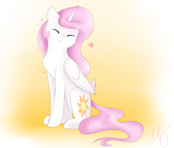 Size: 2600x2200 | Tagged: safe, artist:maravor, imported from derpibooru, princess celestia, alicorn, pony, :3, catlestia, cute, cutelestia, female, pink-mane celestia, solo, young celestia, younger