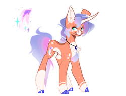 Size: 1280x973 | Tagged: safe, artist:420bees, imported from derpibooru, oc, oc only, pony, unicorn, coat markings, colored hooves, horn, jewelry, necklace, offspring, parent:flash sentry, parent:tempest shadow, simple background, socks (coat markings), solo, transparent background, unicorn oc