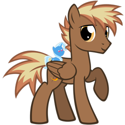 Size: 1200x1200 | Tagged: safe, artist:the smiling pony, imported from derpibooru, trixie, oc, oc only, oc:firebrand, pegasus, pony, derpibooru community collaboration, .svg available, 2023 community collab, looking at you, plushie, pointy ponies, simple background, smiling, solo, svg, transparent background, vector, wings