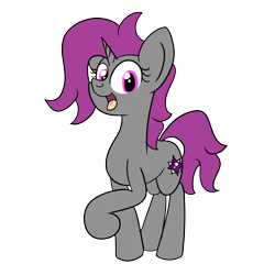 Size: 2000x2000 | Tagged: safe, artist:dafiltafish, imported from derpibooru, oc, oc only, oc:stardust, pony, unicorn, derpibooru community collaboration, 2023 community collab, female, horn, looking at you, mare, simple background, smiling, smiling at you, solo, transparent background, unicorn oc