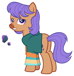 Size: 1280x1315 | Tagged: safe, artist:lanternik, imported from derpibooru, maud pie, earth pony, pony, base used, butt, butt tail, clothes, female, mare, plot, redesign, simple background, solo, transparent background