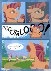 Size: 1800x2520 | Tagged: safe, artist:parrpitched, imported from derpibooru, apple bloom, scootaloo, sweetie belle, comic:special talent initiative, comic, redesign, reimagining