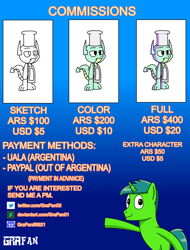 Size: 2000x2634 | Tagged: safe, artist:gradiusfanatic, imported from derpibooru, oc, oc:alan, oc:alex, dragon, unicorn, advertisement, commission, commission info, gradient background, male, sheet