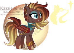 Size: 1024x726 | Tagged: safe, artist:kazziepones, imported from derpibooru, oc, oc:moon chaser, bat pony, pony, female, mare, solo