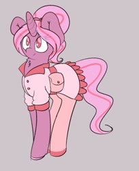 Size: 462x566 | Tagged: safe, artist:umbreow, imported from derpibooru, oc, oc:serenity song, pony, unicorn, clothes, female, mare, socks, solo