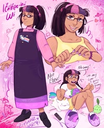 Size: 1675x2048 | Tagged: safe, artist:maplewozapi, imported from derpibooru, twilight sparkle, human, alternate name, humanized, indigenous, native american, plushie, tan skin