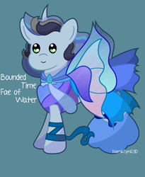 Size: 5500x6715 | Tagged: safe, alternate version, artist:kosmiktym, imported from derpibooru, oc, oc only, oc:bounded-time, fairy, pony, fairy wings, pointy ponies, simple background, solo, transparent background, wings