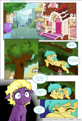 Size: 749x1104 | Tagged: safe, artist:jeremy3, imported from derpibooru, oc, pony, comic:behind me, digital art, drawing, ponyville, sugarcube corner