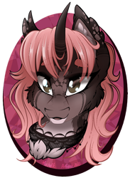 Size: 700x955 | Tagged: safe, artist:mychelle, imported from derpibooru, oc, oc:rose, pony, unicorn, bust, female, mare, portrait, solo