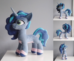Size: 3980x3313 | Tagged: safe, artist:azdaracylius, imported from derpibooru, pony, unicorn, g5, irl, misty brightdawn, photo, plushie, solo