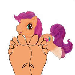 Size: 1000x1000 | Tagged: safe, imported from derpibooru, sunny starscout, earth pony, feet, female, g5, generation leap, simple background, solo, solo female, transparent background