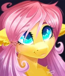 Size: 2366x2766 | Tagged: safe, artist:buvanybu, imported from derpibooru, fluttershy, pegasus, pony, bust, portrait, solo