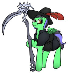 Size: 1085x1209 | Tagged: safe, artist:copycat, artist:silent-e, imported from derpibooru, oc, oc only, oc:gloomy harvest, bat pony, bat pony oc, bat wings, black mage, final fantasy, final fantasy xiv, owner:copycat, wings