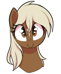 Size: 451x543 | Tagged: safe, artist:thebatfang, imported from derpibooru, earth pony, pony, bust, female, looking at you, mare, simple background, smiling, solo, transparent background, verity