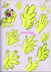 Size: 4000x5671 | Tagged: safe, artist:ja0822ck, imported from derpibooru, oc, oc only, oc:hand pony, pegasus, hand, literal, pegasus oc, traditional art, wing hands, wings