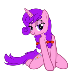 Size: 3509x3576 | Tagged: safe, artist:equestria secret guard, imported from derpibooru, oc, oc only, oc:candlelight warmth, pony, unicorn, bedroom eyes, belly button, collarbone, female, horn, kneeling, looking at you, mare, sexy, shoulder, simple background, transparent background, unicorn oc