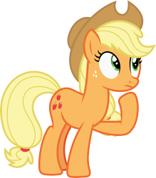 Size: 5270x6021 | Tagged: safe, artist:starryshineviolet, imported from derpibooru, applejack, pony, absurd resolution, simple background, solo, transparent background, vector