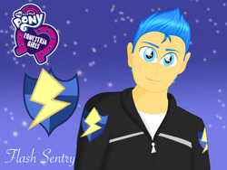 Size: 1032x774 | Tagged: safe, artist:princesscartoon2000, imported from derpibooru, flash sentry, equestria girls, solo