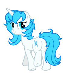 Size: 2920x3300 | Tagged: safe, artist:equestria secret guard, imported from derpibooru, oc, oc only, oc:blueblaze stardust, pony, unicorn, butt, female, horn, looking at you, looking back, mare, plot, rear view, simple background, smiling, transparent background, unicorn oc, walking