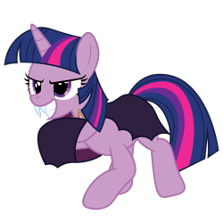 Size: 1200x1200 | Tagged: safe, artist:prixy05, imported from derpibooru, twilight sparkle, pony, unicorn, g4, simple background, solo, transparent background, unicorn twilight, vampire costume, vector