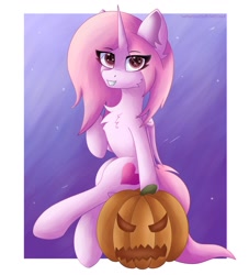 Size: 1691x1860 | Tagged: safe, artist:gaffy, imported from derpibooru, oc, oc only, alicorn, alicorn oc, commission, halloween, holiday, horn, pumpkin, wings, ych result