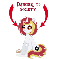 Size: 3000x3000 | Tagged: safe, artist:zakypo, imported from derpibooru, oc, oc only, oc:lazy sunday, unicorn, arrow, cute, meme, simple background, solo, transparent background