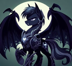 Size: 940x869 | Tagged: safe, imported from derpibooru, bat pony, ai content, knight, solo