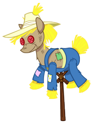 Size: 4578x6014 | Tagged: safe, artist:andoanimalia, imported from derpibooru, appleoosa's most wanted, scarecrow, simple background, transparent background, vector