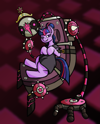 Size: 1107x1372 | Tagged: safe, artist:its-filly-silly, imported from derpibooru, twilight sparkle, bedman, crossover, guilty gear