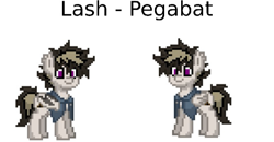 Size: 663x346 | Tagged: safe, imported from derpibooru, oc, oc:lash(h1f), hybrid, pony, pony town, pegabat